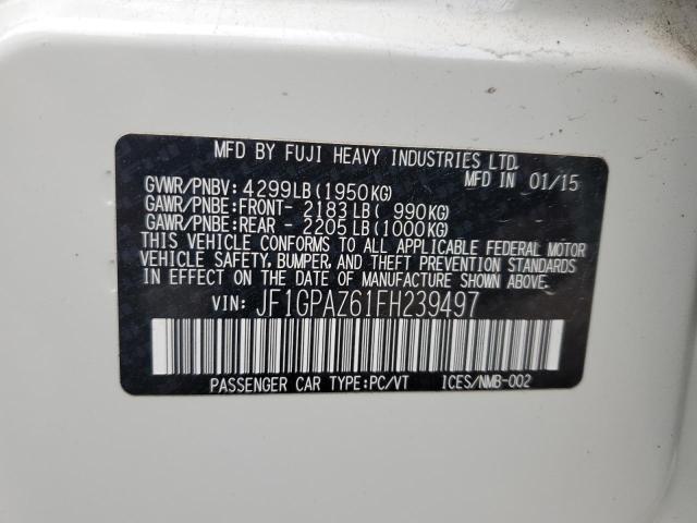JF1GPAZ61FH239497 Subaru IMPREZA SP