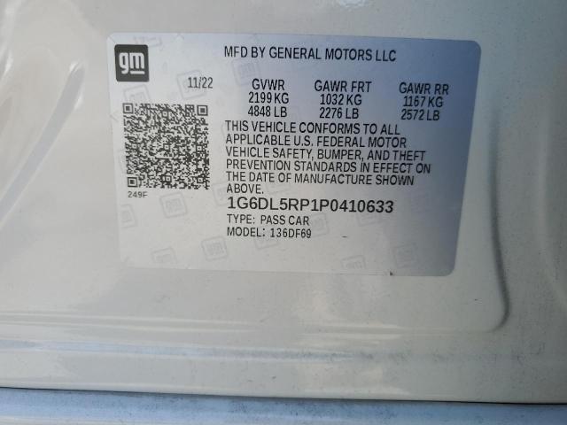 1G6DL5RP1P0410633 Cadillac CT4-V BLAC