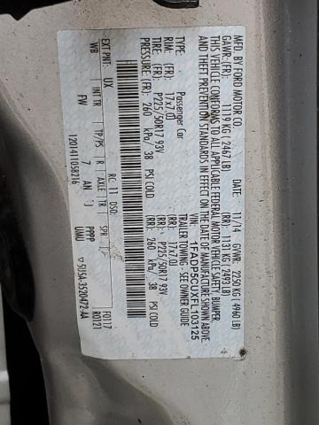 1FADP5CUXFL103125 Ford C-MAX PREM