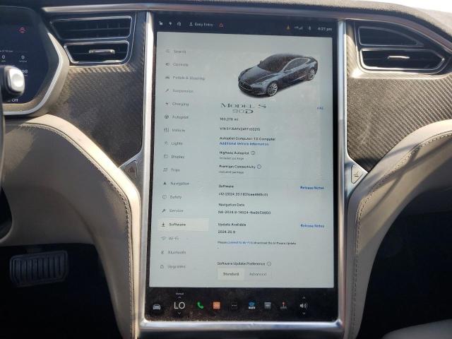5YJSA1V24FF100215 Tesla Model S 90