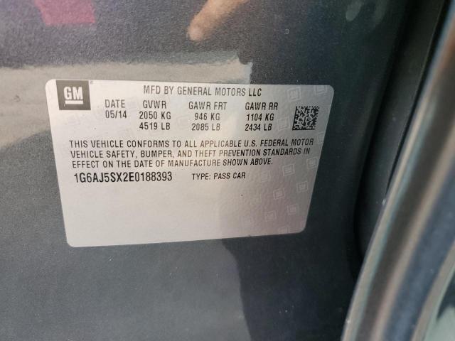1G6AJ5SX2E0188393 Cadillac ATS PERFOR