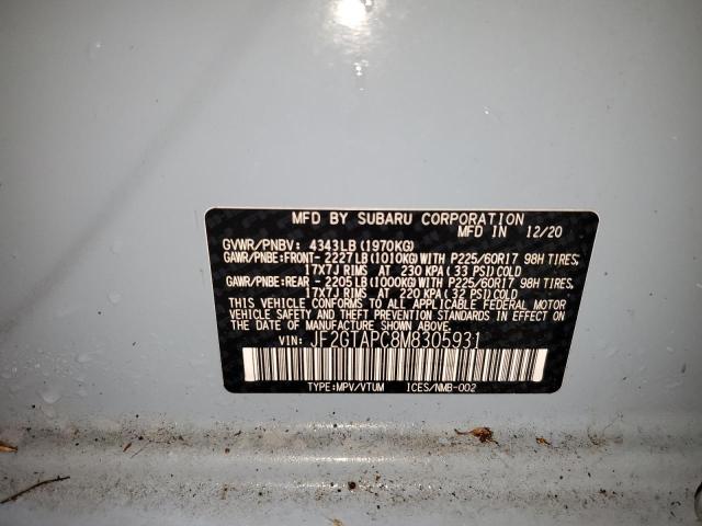JF2GTAPC8M8305931 Subaru Crosstrek