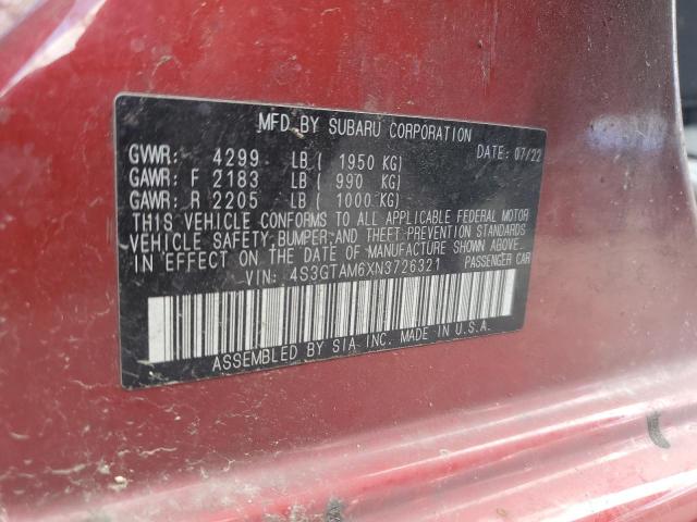 4S3GTAM6XN3726321 Subaru IMPREZA SP
