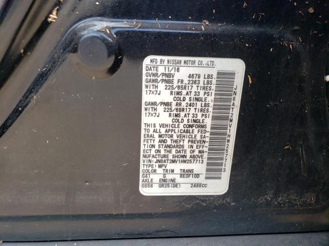 JN8AT2MV1HW257713 Nissan ROGUE S
