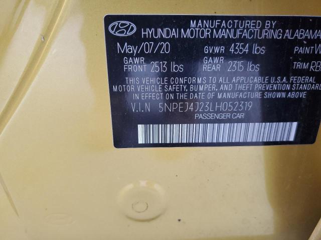 5NPEJ4J23LH052319 Hyundai SONATA SEL