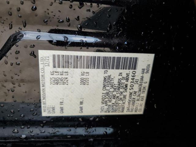 1N4AA6EVXNC503460 Nissan Maxima Sr