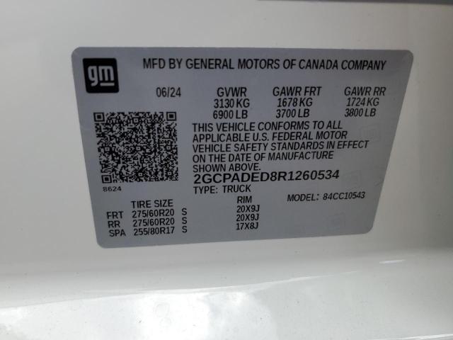 2GCPADED8R1260534 Chevrolet Silverado