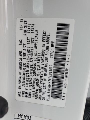 5J6RM4H76FL089000 Honda CR-V EXL