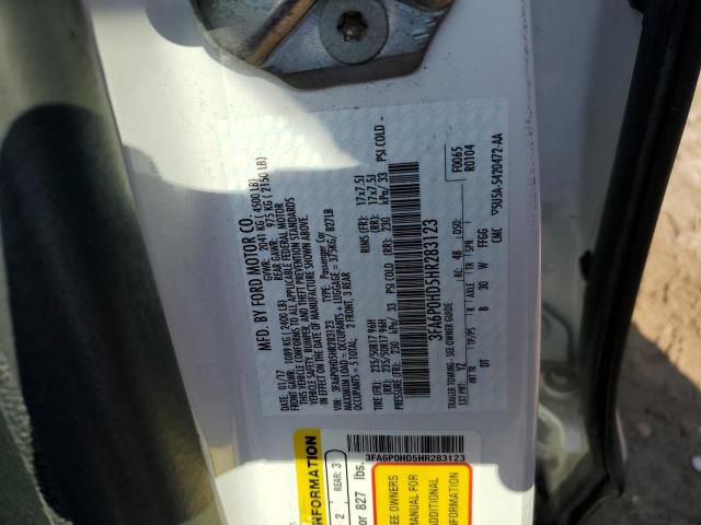 3FA6P0HD5HR283123 Ford FUSION SE