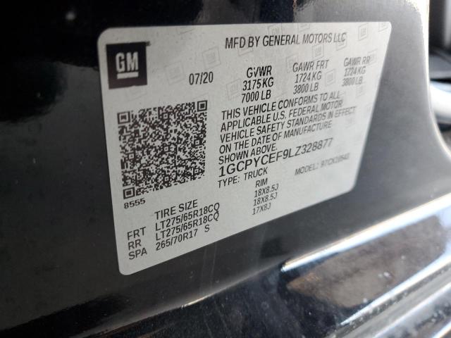 1GCPYCEF9LZ328877 Chevrolet Silverado
