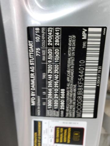 WDC0G8JB8KF544010 Mercedes-Benz Glc 63 4ma
