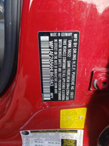 WP1AF2A56HLB61843 Porsche Macan Turb