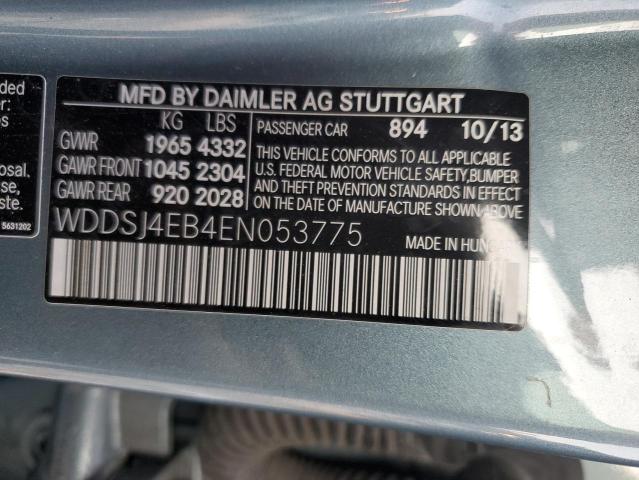 WDDSJ4EB4EN053775 Mercedes-Benz CLA 250