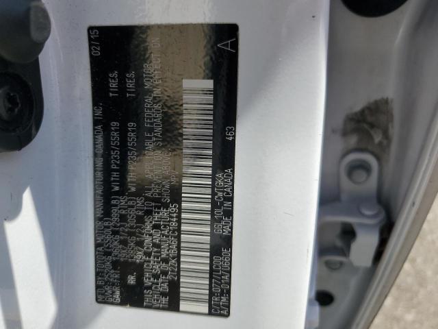 2T2ZK1BA6FC184495 Lexus RX 350