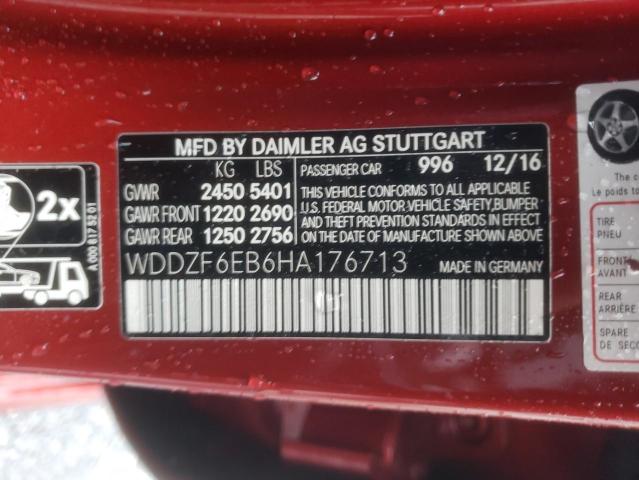 WDDZF6EB6HA176713 Mercedes-Benz E 43 4mati