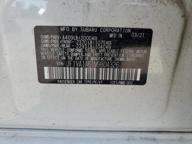 JF1VA1A61M9804326 Subaru WRX