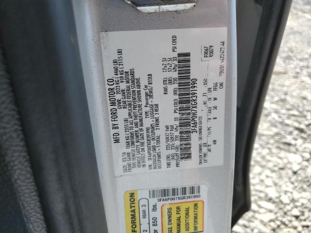 3FA6P0H7XGR391990 Ford FUSION SE