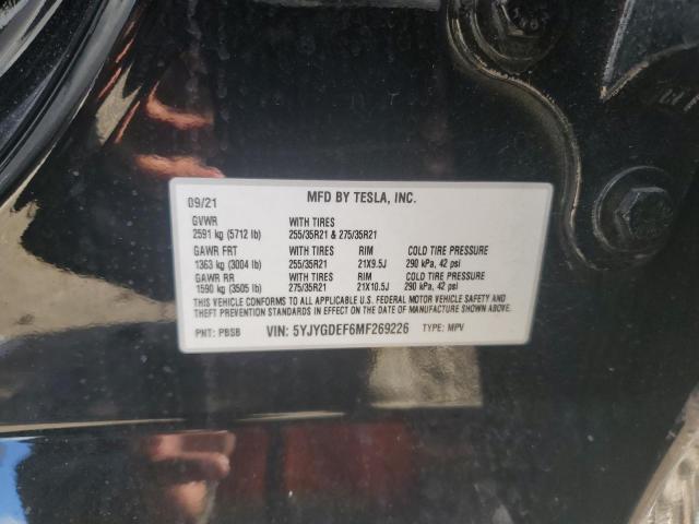 5YJYGDEF6MF269226 Tesla Model Y