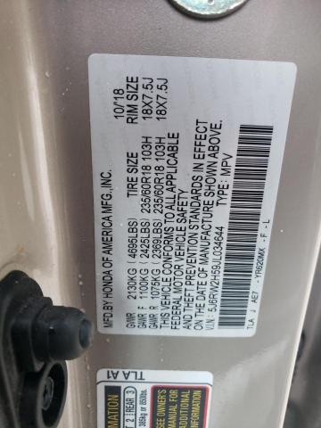 5J6RW2H59JL034644 Honda CR-V EX