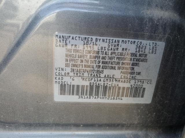 3N1AB7AP4HY218546 Nissan SENTRA S