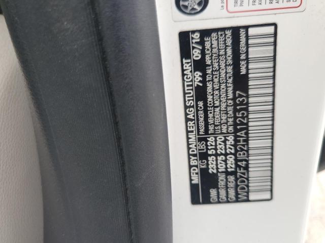 WDDZF4JB2HA125137 Mercedes-Benz E 300