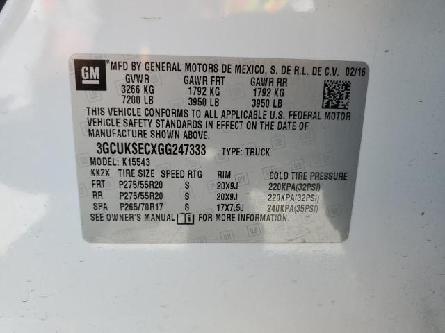 3GCUKSECXGG247333 Chevrolet Silverado
