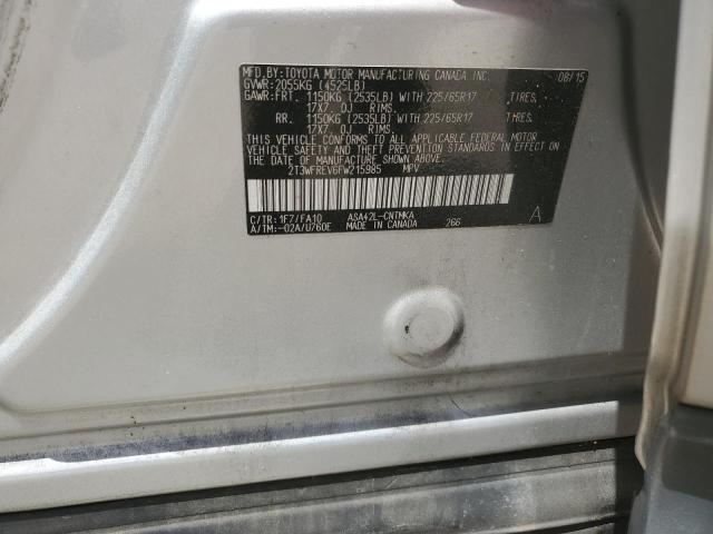 2T3WFREV6FW215985 Toyota Rav4 Xle