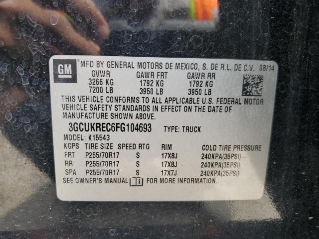 3GCUKREC6FG104693 Chevrolet Silverado