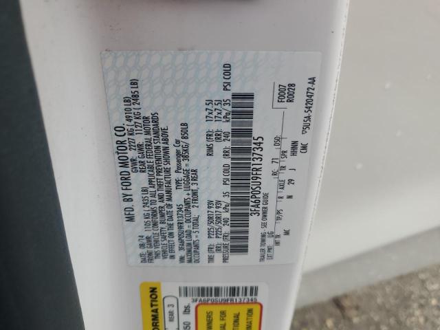 3FA6P0SU9FR137345 Ford FUSION TIT