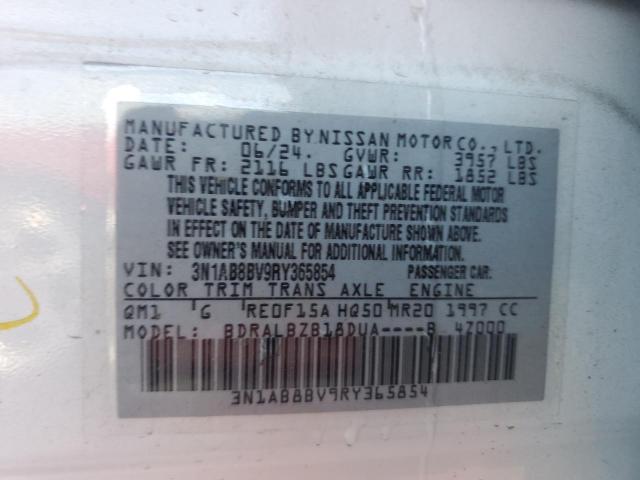 3N1AB8BV9RY365854 Nissan SENTRA S