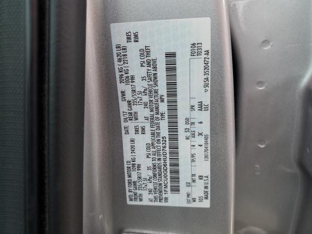 1FMCU0GD6HUD76325 Ford ESCAPE SE