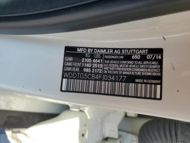 WDDTG5CB4FJ034177 Mercedes-Benz Gla 45 Amg