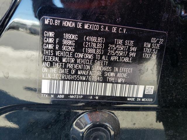 3CZRU6H55NM767940 Honda HR-V EX
