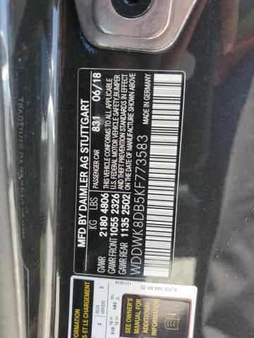 WDDWK8DB5KF773583 Mercedes-Benz C 300