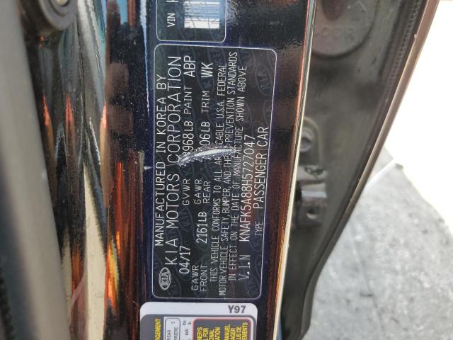 KNAFK5A88H5727047 KIA FORTE LX
