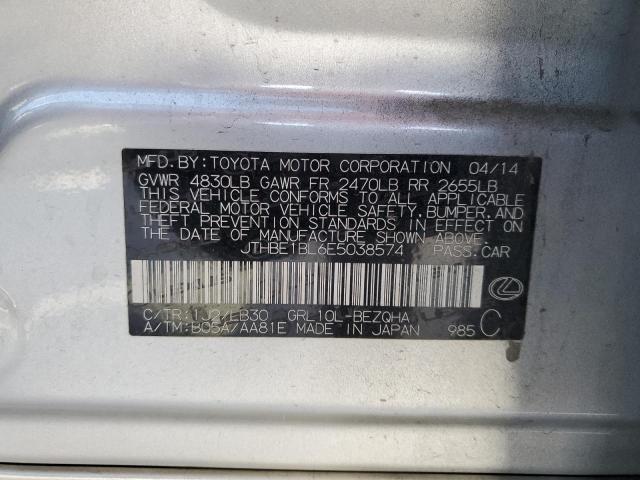 JTHBE1BL6E5038574 Lexus GS 350