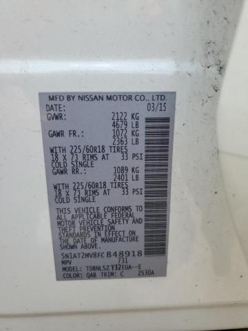 5N1AT2MV8FC848918 Nissan ROGUE S