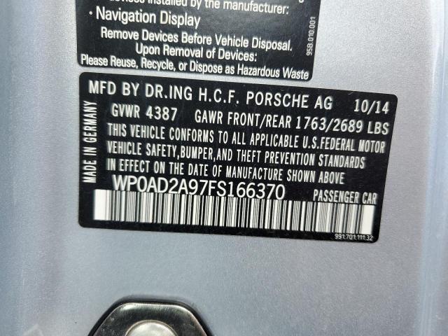 WP0AD2A97FS166370 Porsche 911 TURBO