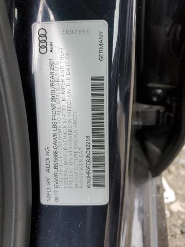 WAUHFAFC8JN042216 Audi S6 Prestig