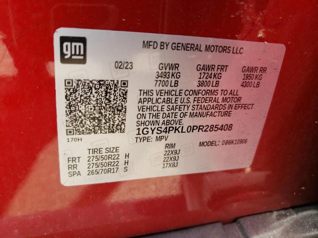 1GYS4PKL0PR285408 Cadillac ESCALADE E