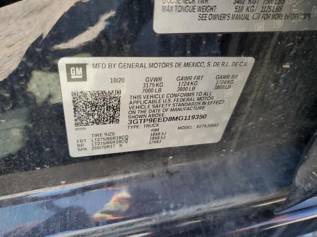 3GTP9EED8MG119350 GMC Sierra K1500 At4