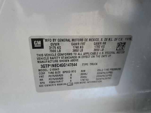3GTP1NEC4GG147844 GMC Sierra C1500 Slt