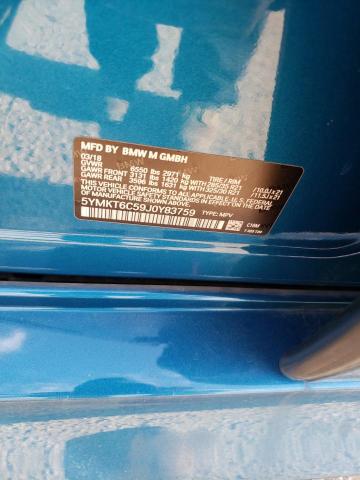5YMKT6C59J0Y83759 BMW X5 M