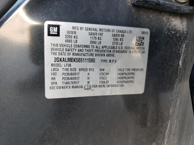2GKALMEK5E6111580 GMC Terrain Sle