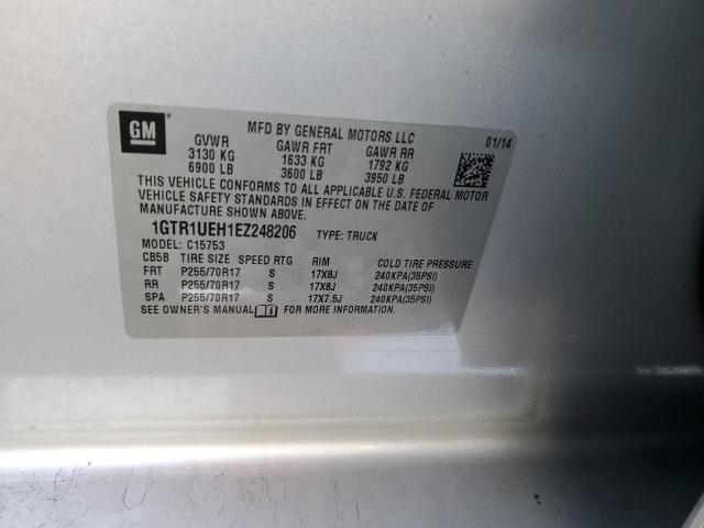1GTR1UEH1EZ248206 GMC Sierra C1500 Sle