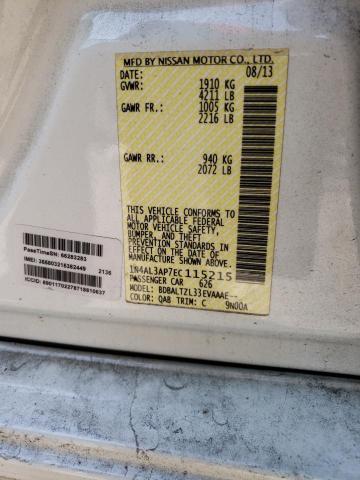 1N4AL3AP7EC115215 Nissan ALTIMA 2.5