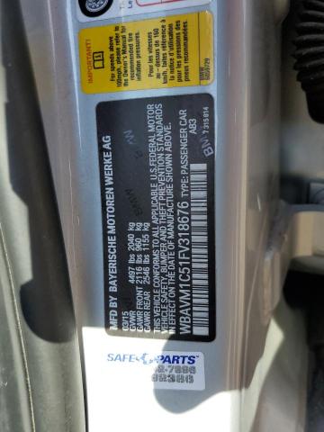 WBAVM1C51FV318676 BMW X1 Sdrive28i