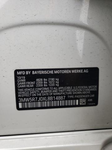 3MW5R7J0XL8B14887 BMW 330XI