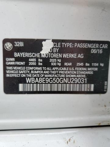 WBA8E9G50GNU29031 BMW 328 I Sulev