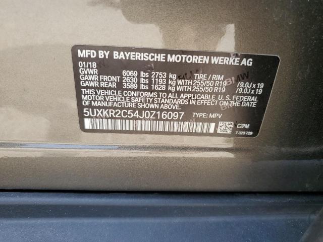 5UXKR2C54J0Z16097 BMW X5 Sdrive35i